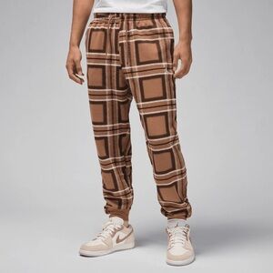 Jordan Brown Plaid Sweatpants •••